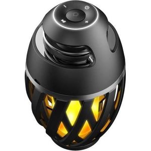 Decotech - BTL075 - Bluetooth Stereo Luidspreker - Zwart / Geel - Oplaadbare Batterij