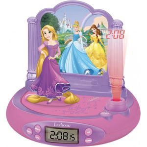 Lexibook - Disney Princess Projector - Radioklok - Roze - Kinderen