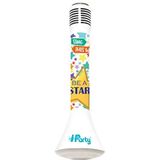 Lexibook - iParty - Karaoke Microfoon - Wit/Blauw - Bluetooth® - 5W