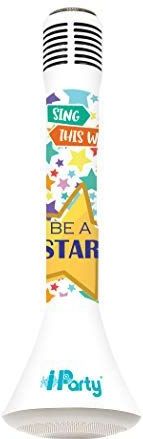 Lexibook - iParty - Karaoke Microfoon - Wit/Blauw - Bluetooth® - 5W