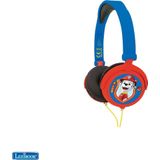 Lexibook Paw Patrol Chase Marshall Stereo Hoofdtelefoon - Kindvriendelijk, Opvouwbaar & Verstelbaar - Blauw/Rood