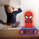 Spiderman Wekker | Nachtlampje | Met geluiden