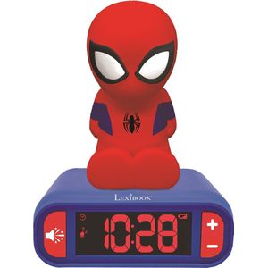 Spiderman Wekker | Nachtlampje | Met geluiden