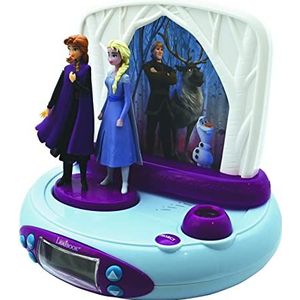Lexibook Disney Frozen 2 wekkerradio met projectie - Disney speelgoed - frozen speelgoed