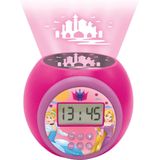 Speelgoed - Ronde Projectiewekker - Blauw - LCD - Met Timerfunctie