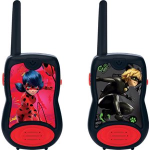 Lexibook - Miraculous Ladybug Chat Noir - Walkie-talkies - Zwart/Rood - 200 meter bereik