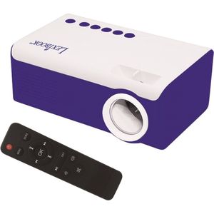 Lexibook, Mini HD-videoprojector, Home Cinema, Ingebouwde luidspreker, inclusief afstandsbediening, HDMI/USB/AV/Micro SD-connectiviteit, blauw/wit, PRJ150