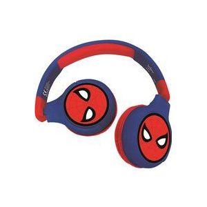 Spiderman - HPBT010SP - Koptelefoon - Rood - Draadloos en Bedraad