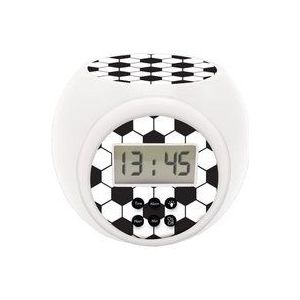 Lexibook - RL977FO - Projector Wekker - Wit/Zwart - LCD Scherm, Sluimerfunctie, Nachtlampje