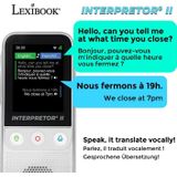 Lexibook Instant 3-spraakinterpretor, 137 talen, foto- en geheugenvertaling, meertalige vertaler, draagbaar, Pro & reizen, hoofdtelefoonaansluiting, wifi en offline, NTL3000, zilver, medium