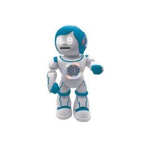 Lexibook Powerman Kid RoB90DE Pedagogische en tweetalige Duits/Engelse robot, lopend sprekend dansend zingend speelgoed, STEM programmeerbaar vertellen maken van verhalen
