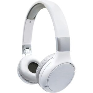 Lexibook - Acoustix 2-in-1 Bluetooth-koptelefoon voor kinderen - Stereo draadloos, Veilig voor kinderen voor jongens, opvouwbaar, verstelbaar, wit/zilver, HPBT010S