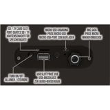 Harry Potter - BTP180HPZ - Draagbare Bluetooth Speaker - Multicolor - Met Microfoon en Karaoke-functie