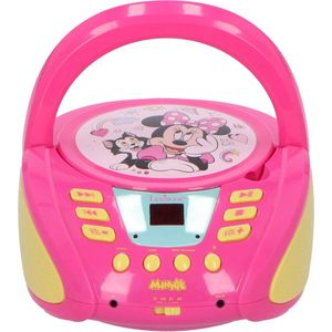 Lexibook - Disney Minnie - Bluetooth CD Speler - Roze - Draagbaar