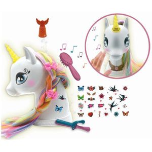 Mijn magische interactieve kaphoofd - Eenhoorn met accessoires, geluid en lichte effecten