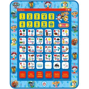 Lexibook, Paw Patrol, tweetalig educatief tablet, speelgoed voor het leren van letters, woordenschat en muziek, talen Frans/Nederlands, blauw, JCPAD002PAi10