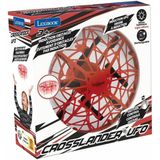 Lexibook, Crosslander® UFO, Eerste oplaadbare verlichte drone met gebarenbesturing voor kinderen, tot 5 km/u, bewegingssensor, hoogtebehoud, lichteffecten, binnen of buiten, Rood, UFO01