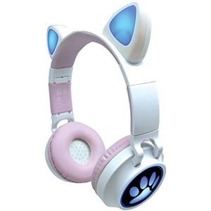 Lexibook Bluetooth With Cat Ears And Lights To Listen To Music Without Cable 24.40x46x37 Cm Headphones Zilver