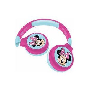Lexibook - Minnie - Koptelefoon - Roze/Blauw - Draadloos/Wired - Kindveilig