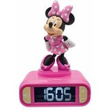 Minnie Mouse 3D Wekker met nachtlampje en geluiden - 3380743101316