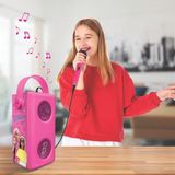 Lexibook - BTP185BBZ - Draadloze Bluetooth-luidspreker - Roze - Met Microfoon en Meerkleurige Lichteffecten