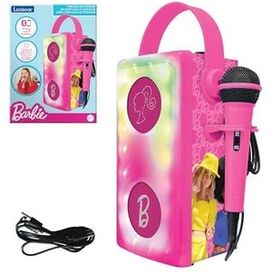 Lexibook - BTP185BBZ - Draadloze Bluetooth-luidspreker - Roze - Met Microfoon en Meerkleurige Lichteffecten