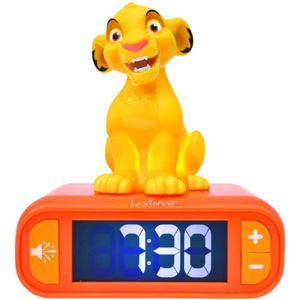Lion King 3D Wekker met Nachtlampje en Geluiden