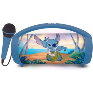 Draagbare verlichte draadloze Bluetooth-luidspreker met steekmicrofoon