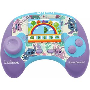 Lexibook - Power Console® Stitch educational handheld bilingual talking console (JCG100Di1)