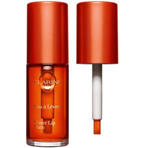 Clarins Water Lip Stain Matte Lipgloss met Hydraterende Werking Tint 02 Orange Water 7 ml