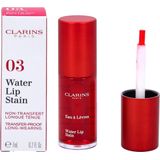 Clarins - Water Lip Stain - Lippenstift - Rood - 7 ml