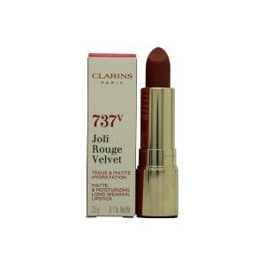 Clarins Joli Rouge Velvet Lipstick 3.5g - 737V Spicy Cinnamon
