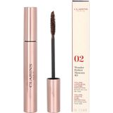 Clarins - Wonder Perfect 4D - Mascara - Perfect Brown - Mineraal Pigment
