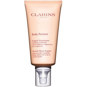 Clarins Body Partner Stretch Mark Expert Kalmerende Bodycrème voor Preventie en Vermindering van Zwangerschapsstriemen - Striea 175 ml