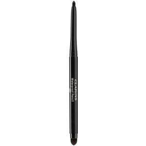 Clarins - Waterproof pencil Eyeliner 0.29 g Black Tulip