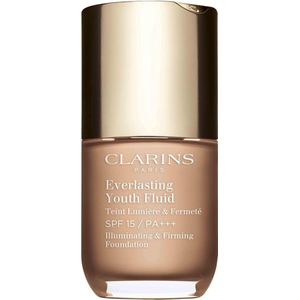 Clarins - Everlasting Youth Fluid Foundation - Verhelderende Foundation - Tint 107 Beige - 30 ml