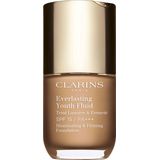 Clarins - Everlasting Youth Fluid Foundation - Verhelderende Foundation - Tint 108.5 Cashew - 30 ml