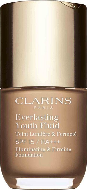 Clarins - Everlasting Youth Fluid Foundation - Verhelderende Foundation - Tint 110 Honey - 30 ml