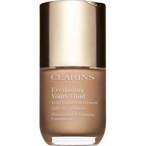 Clarins - Everlasting Youth Fluid Foundation - Verhelderende Foundation - SPF 15 - Tint 112 Amber - 30 ml