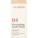 Clarins - Everlasting Youth Fluid Foundation - Verhelderende Foundation - Tint 114 Cappuccino - 30 ml