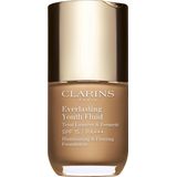 Clarins - Everlasting Youth Fluid Foundation - Verhelderende Foundation - Tint 114 Cappuccino - 30 ml
