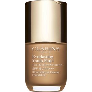 Clarins - Everlasting Youth Fluid Foundation - Verhelderende Foundation - Tint 114 Cappuccino - 30 ml