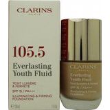 Clarins - Everlasting Youth Fluid Foundation - Verhelderende Foundation - SPF 15 - 30 ml