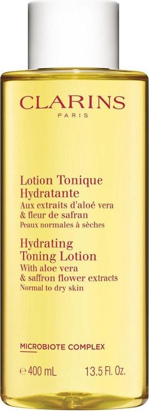 Clarins - Hydrating Toning Lotion - Gezichtsreiniger - Transparant - 400 ml