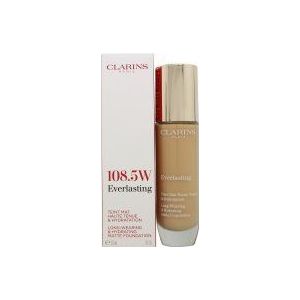 Clarins Everlasting Long-Wearing & Hydrating Matte Foundation 108.5W Cashew 30 ml