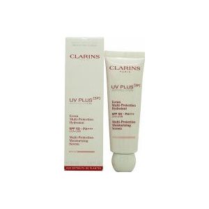 Clarins UV Plus Anti-Pollution Sunscreen Multi-Protection Broad Spectrum SPF50 50ml - Rose