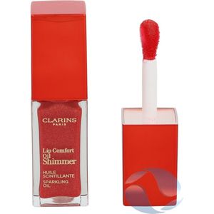 Clarins - Lip Comfort Oil Shimmer Lipgloss 7 ml 07 - Red Hot