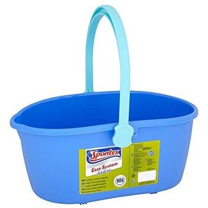 Spontex Easy Max Mop emmer met een grote inhoud van 10 liter en niet-morsbestendig handvat