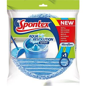 Spontex Aqua Revolution Overtrek, vervanging voor vloerwisserset, van microvezel, 1 stuk