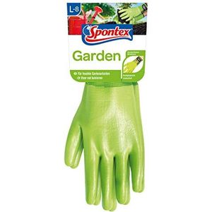 Spontex Garden Multifunctionele tuinhandschoenen, voor nat tuinieren, verstelbare polsen, maat L